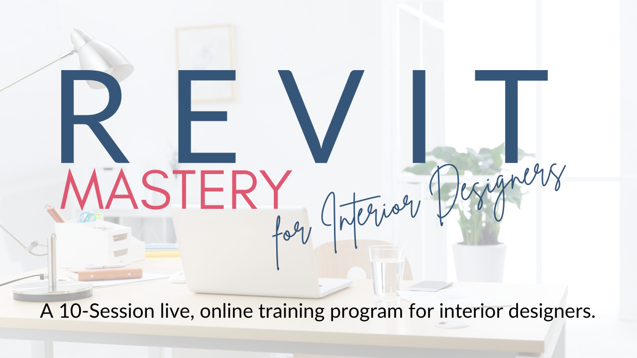 How to use revit for interior design training course