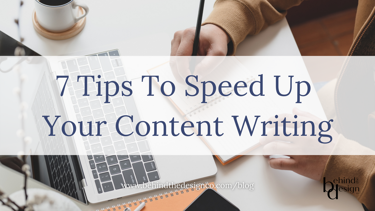 7 Tips To Speed Up Your Content Writing