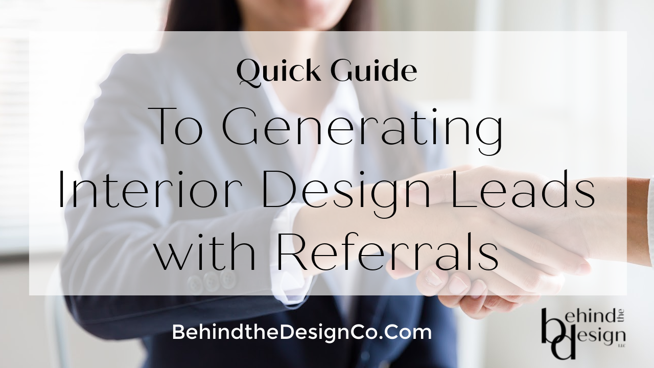 how to build a referral program for interior designers